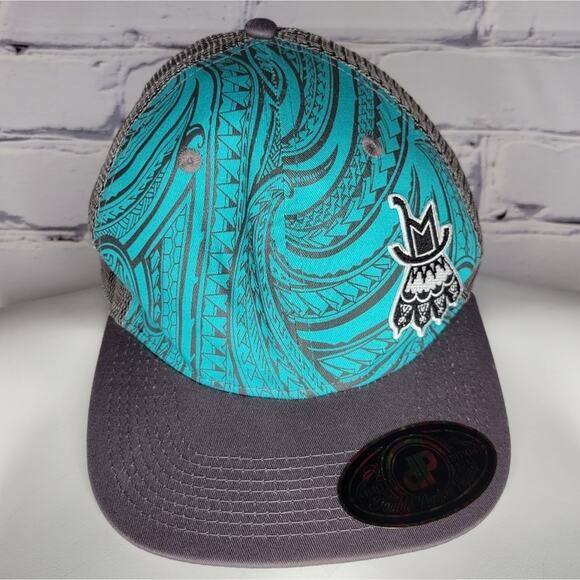 Double Portion Supply Snapback Trucker Mesh Adjustable Hat - Picture 1 of 8